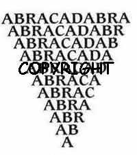 Abracadabra Word Stamp